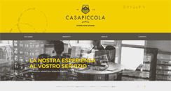 Desktop Screenshot of casapiccola.it