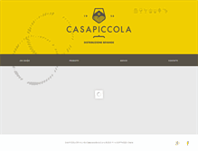 Tablet Screenshot of casapiccola.it